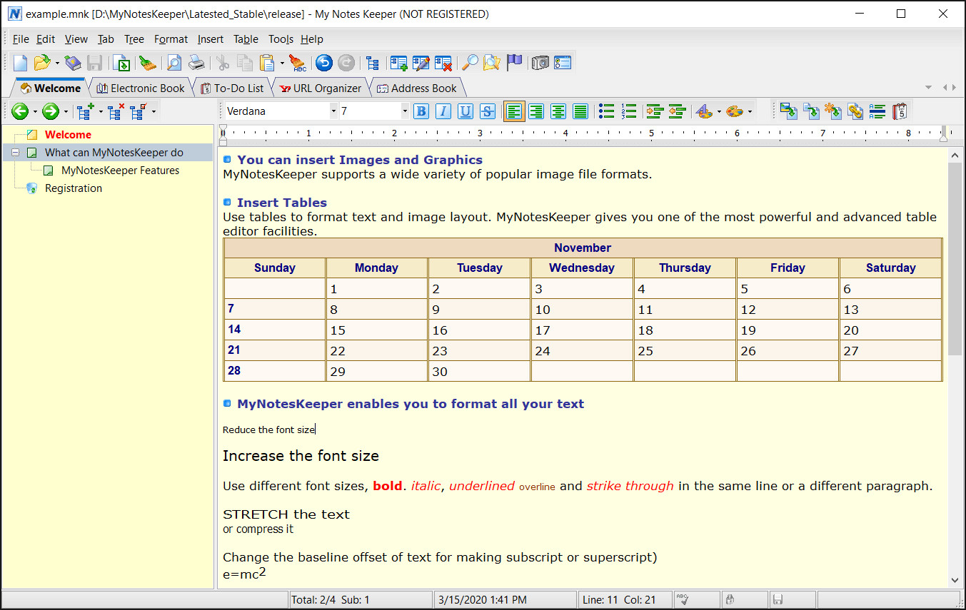 Screenshot for My Notes Keeper 2.5