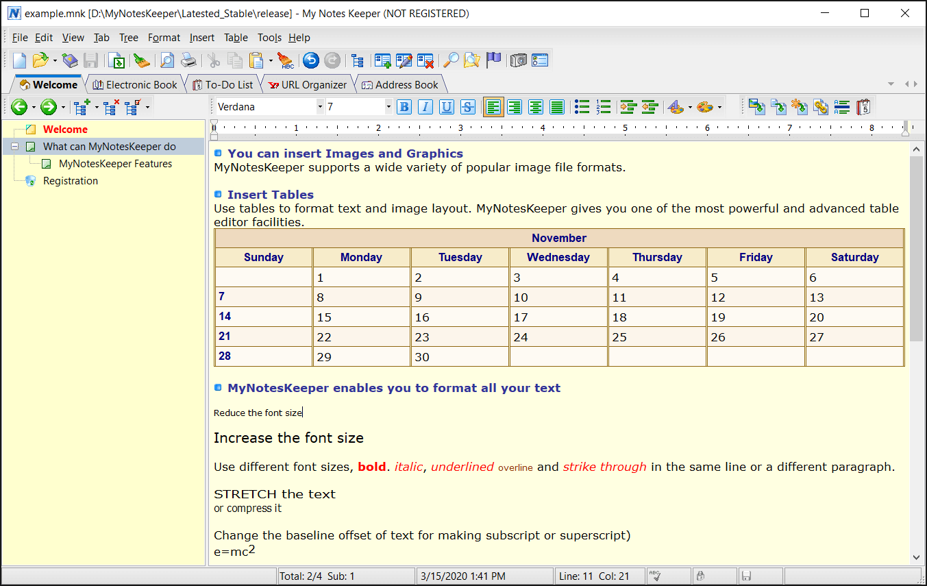 My Notes Keeper 3.6 screenshot